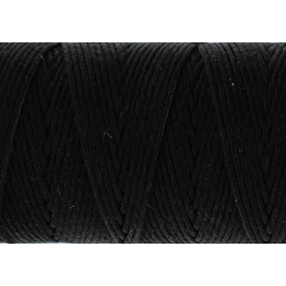 Black Linen Thread - waxed      