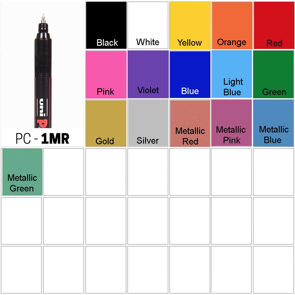 Posca PC-1M Extra Fine Gold Paint Marker