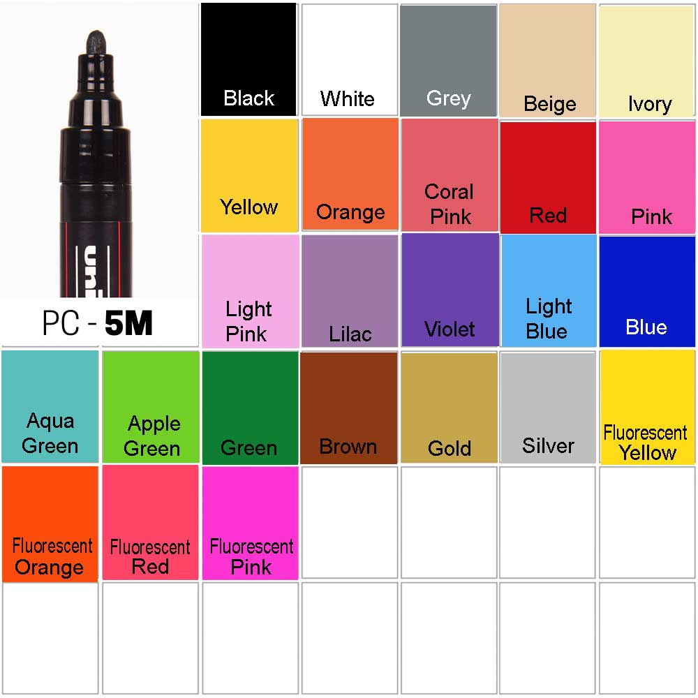 Uni Posca PC-5M Medium Bullet Tip Paint Marker