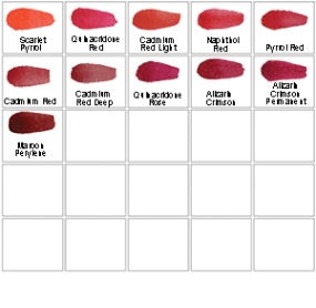 M. Graham Watercolors - Reds