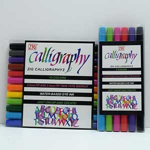 Zig Calligraphy Marker 8 Set 