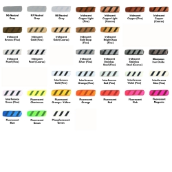 Golden- Neutrals, Iridescent & Fluorescent 