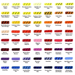 Golden Acrylics - Yellows, Reds, Violets 