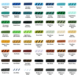 Golden Acrylics - Blues, Greens, Earth Tones, Blk & White 