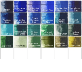 Qor Watercolors-blue-green 