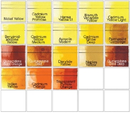 Qor Watercolors-yellow-orange 