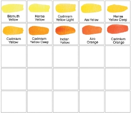 M. Graham Watercolors - Yellows & Oranges 